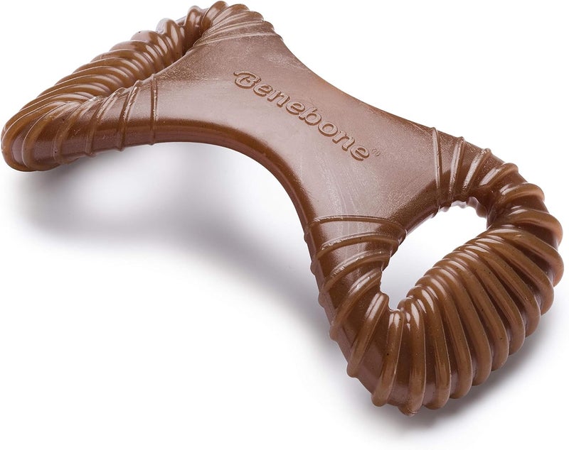 Benebone Dental Dog Chew Toy For Aggressive Chewers -Peanut Flavor, Large - Image 1