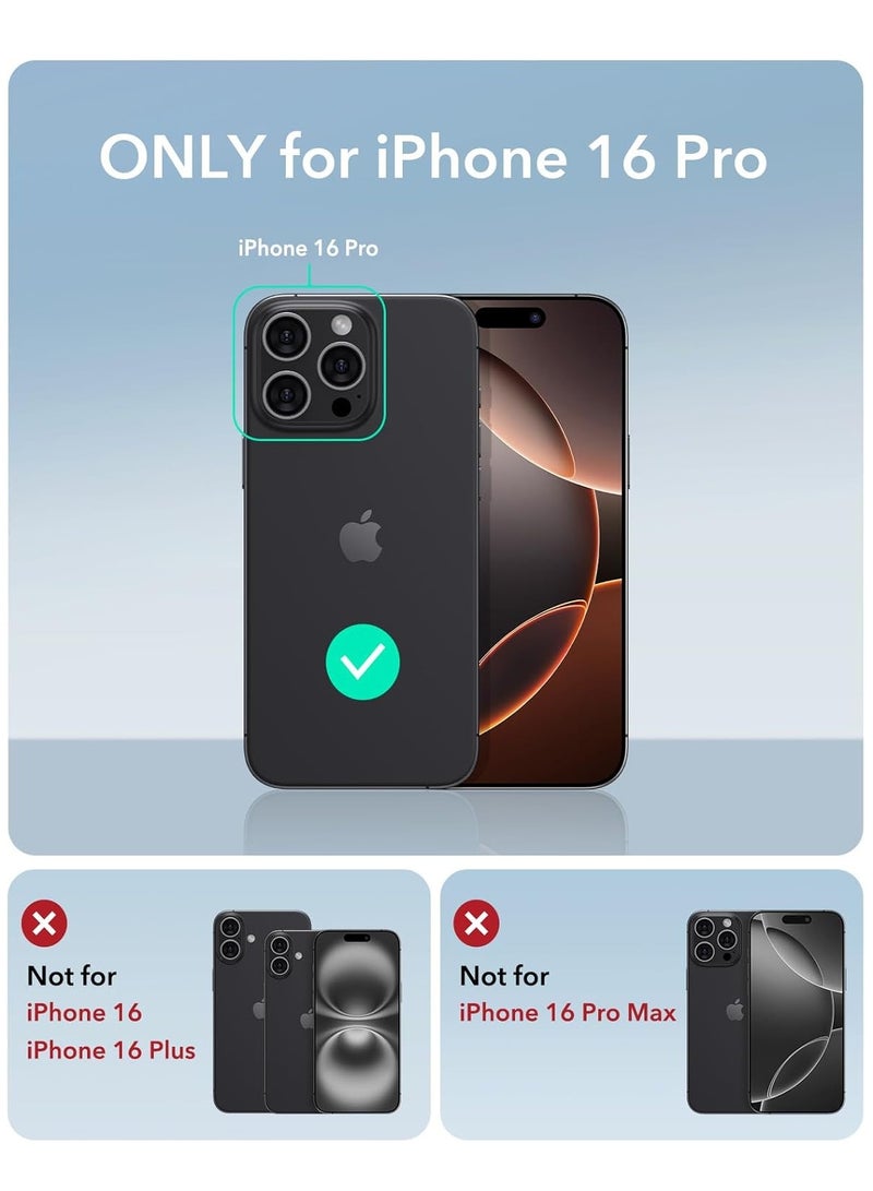 جوميلا غطاء واقي لجهاز iPhone 16 Pro مصنوع من الجلد مع تخزين بطاقات وحامل مدمج، جلد PU لمظهر أنيق، غطاء خلفي لجهاز iPhone 16 Pro قياس 6.3 بوصة. - Image 2