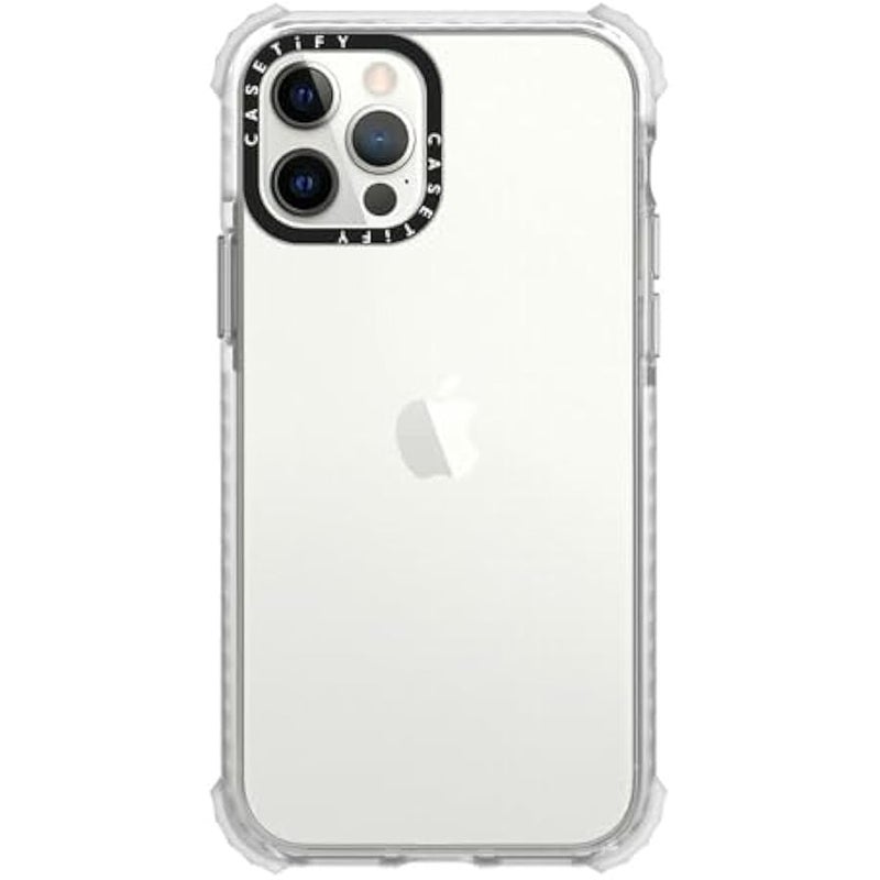 Casetify Ultra Impact Case for iPhone 12 Pro/iPhone 12-Frost Clear - Image 1