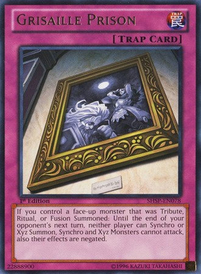 YU-GI-OH! - Grisaille Prison (SHSP-EN078) - Shadow Specters - Unlimited Edition - Rare
