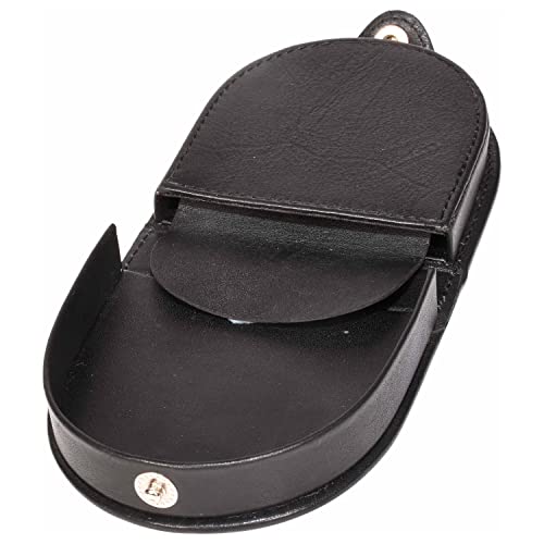 Sassora Genuine Leather Coin Purse | Compact Pocket Wallet with Secure Snap Closure | Small Change Holder for Men & Women | Travel-Friendly Mini Pouch for Coins, Keys & Cards - Image 2