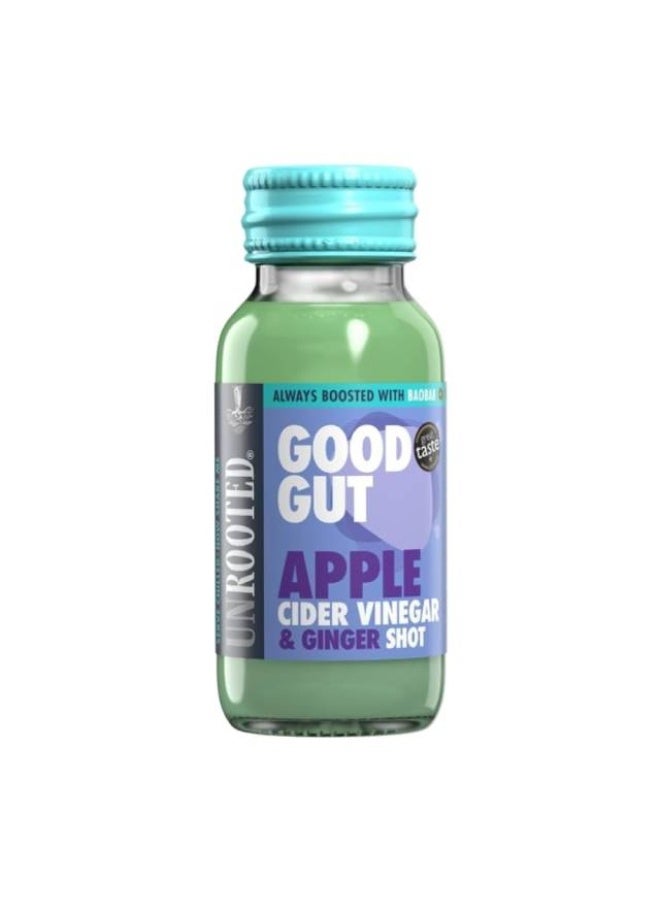 Good Gut Shots, Apple Cider & Ginger - 60ml, UK