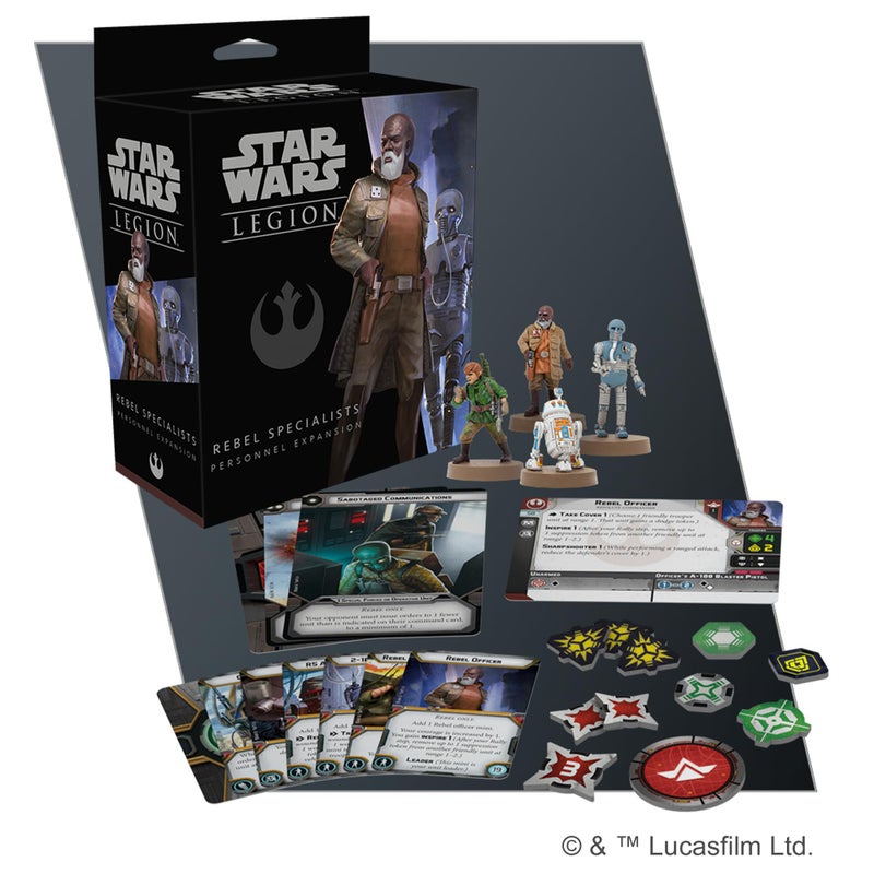 Atomic Mass Games Star Wars Legion Rebel Specialists PERSONNEL EXPANSION  Tabletop Miniatures Game Strategy Game for Kids and Adults Ages 14 2 Players 3 Hour Playtime Made by Atomic Mass Games - Image 3