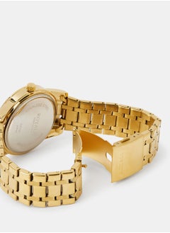 Royale Mega Round Shape Analog Wrist Watch RE197/12 - 40mm - Gold  - Image 4