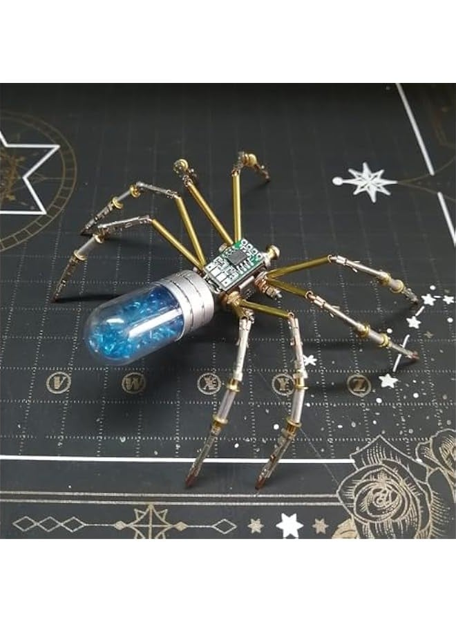 جيني احجية معدنية ثلاثية الابعاد للحشرات، 90 قطعة من نموذج الدوائر الميكانيكية ستيمبنك، هدايا للمراهقين والبالغين (اصدار المجموعة/ازرق)، OCKHHVC32JH1O51W8140YSRC - Image 3