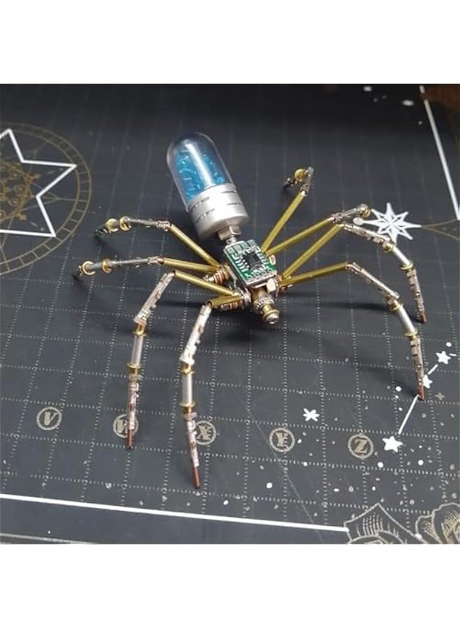 جيني احجية معدنية ثلاثية الابعاد للحشرات، 90 قطعة من نموذج الدوائر الميكانيكية ستيمبنك، هدايا للمراهقين والبالغين (اصدار المجموعة/ازرق)، OCKHHVC32JH1O51W8140YSRC - Image 4