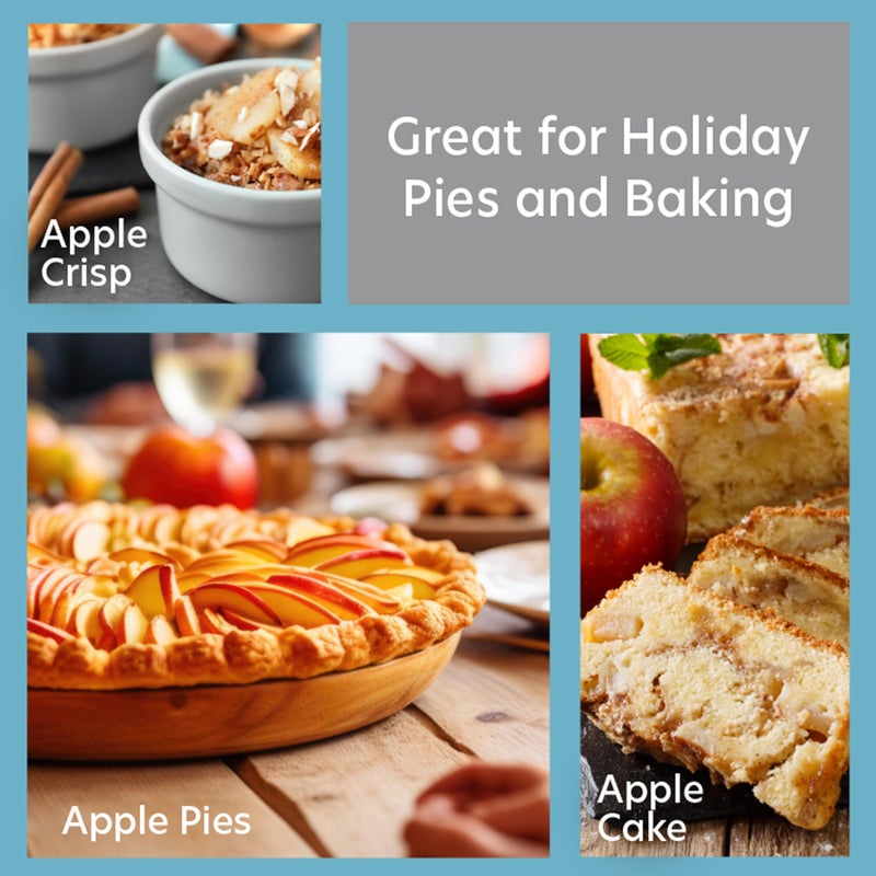 CucinaPro Apple Peeler and Corer - Durable Heavy Duty Chrome Cast Iron w Powerful Countertop Suction, Hand Crank for Fruits, Potatoes or Veggies, Picking Season- Pie Dessert Baking, Must Have Kitchen Essential  - Image 4