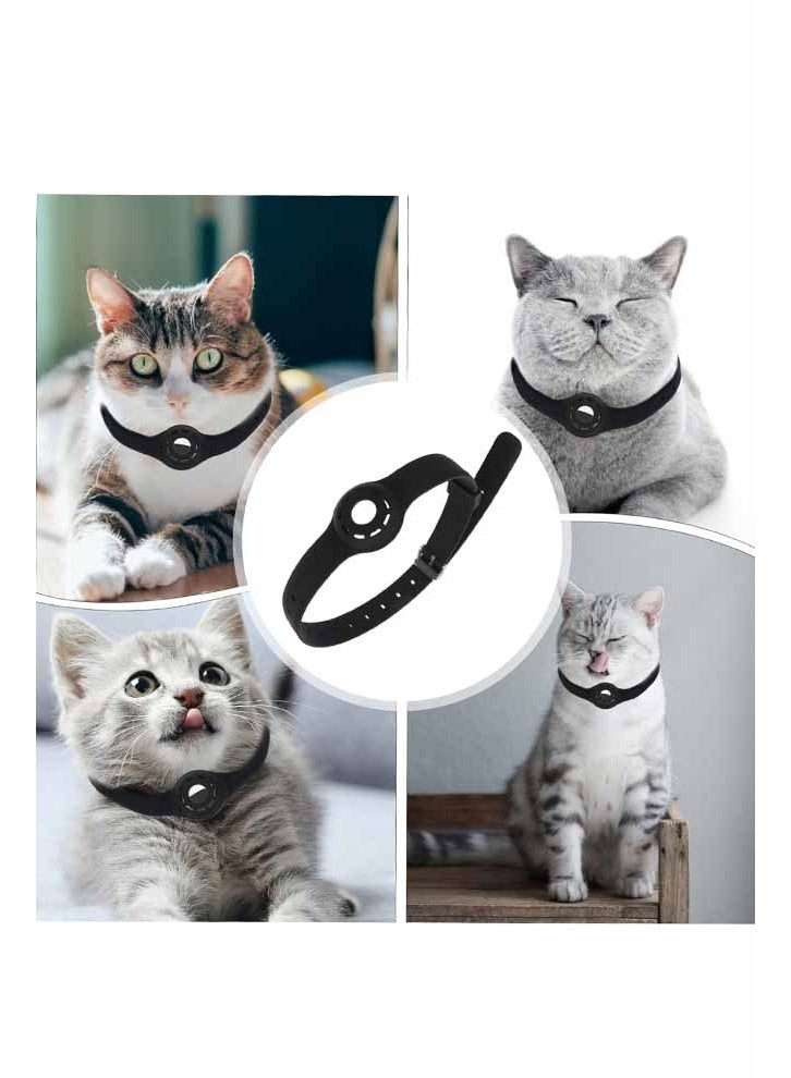 غطاء حماية ثنائي لطوق الحيوانات الأليفة، متوافق مع الكلاب والقطط، خفيف الوزن، مقاوم للخدش، أسود اللون، للاستخدام اليومي - Image 3