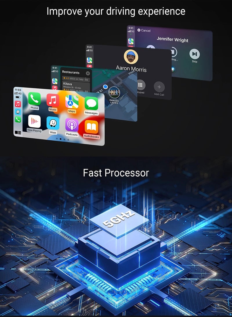 OTTOCAST U2 Air PRO Wired to Wireless CarPlay Adapter CarPlay