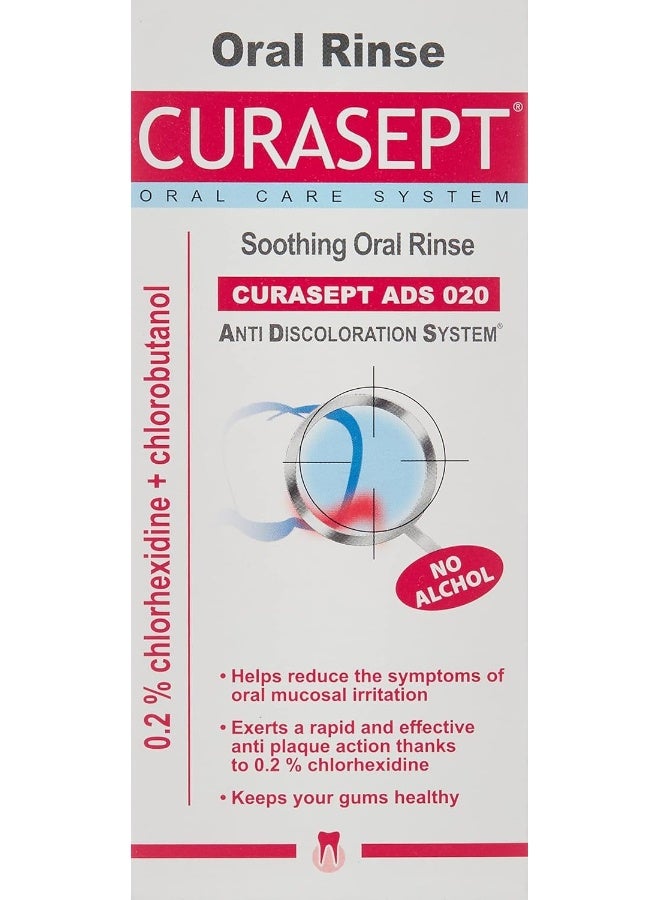 Curasept ADS 020 Soothing Mouth Wash 200ml - Image 2