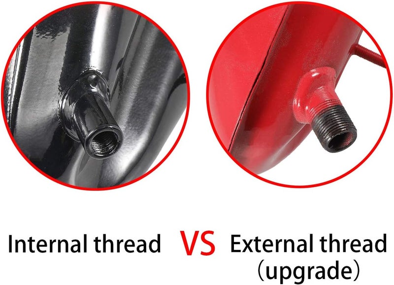 JRL Upgrade External Thread 2L Fuel Gas Tank for 2/4 Stroke 49cc 60cc 66cc 80cc Engine Motorized Bicycle - Image 2