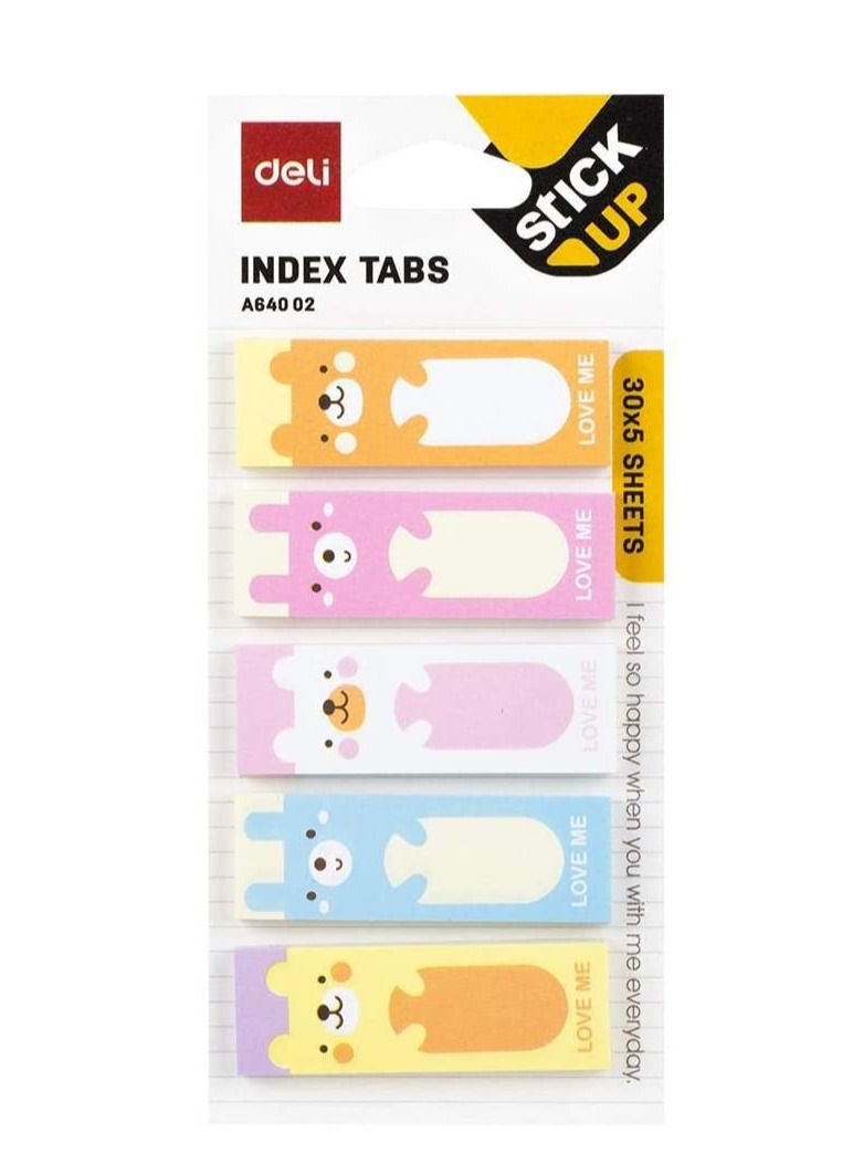 Deli 3-Pack Fancy Sticky Notes Multicolour - Image 2