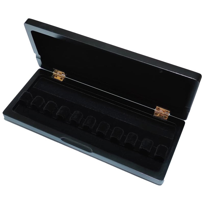 Reed123 Wooden Bassoon Reed Case, Red/Black, for 3/5/10 Reeds (for 10 reeds, Black) - Image 5