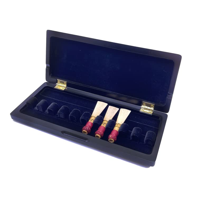 Reed123 Wooden Bassoon Reed Case, Red/Black, for 3/5/10 Reeds (for 10 reeds, Black) - Image 3