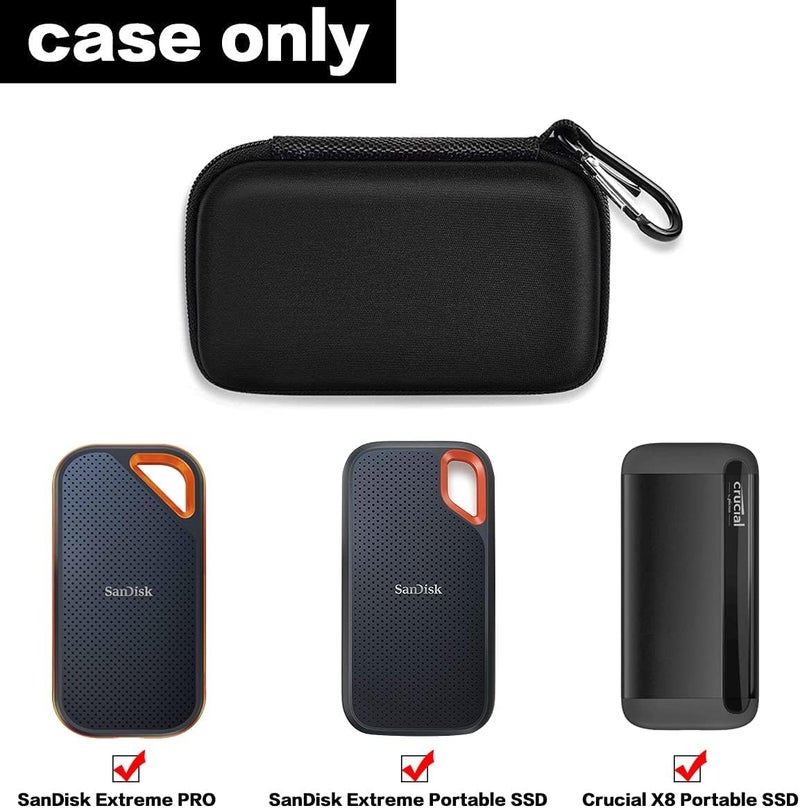 Vertus ® Hard Drive Storage Bag for SanDisk 250GB/ 500GB/ 1TB/ 2TB/ 4TB Portable SSD - SDSSDE61/ SDSSDE60 (Only Case) - Image 2