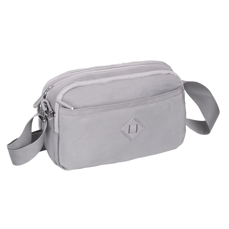 MISTYCDEP Crossbody Purse for Women, Nylon Waterproof Shoulder Purse, Messenger and travelling Bag Lightweight, Long Strap (Blue, Pack of 1) - Image 2