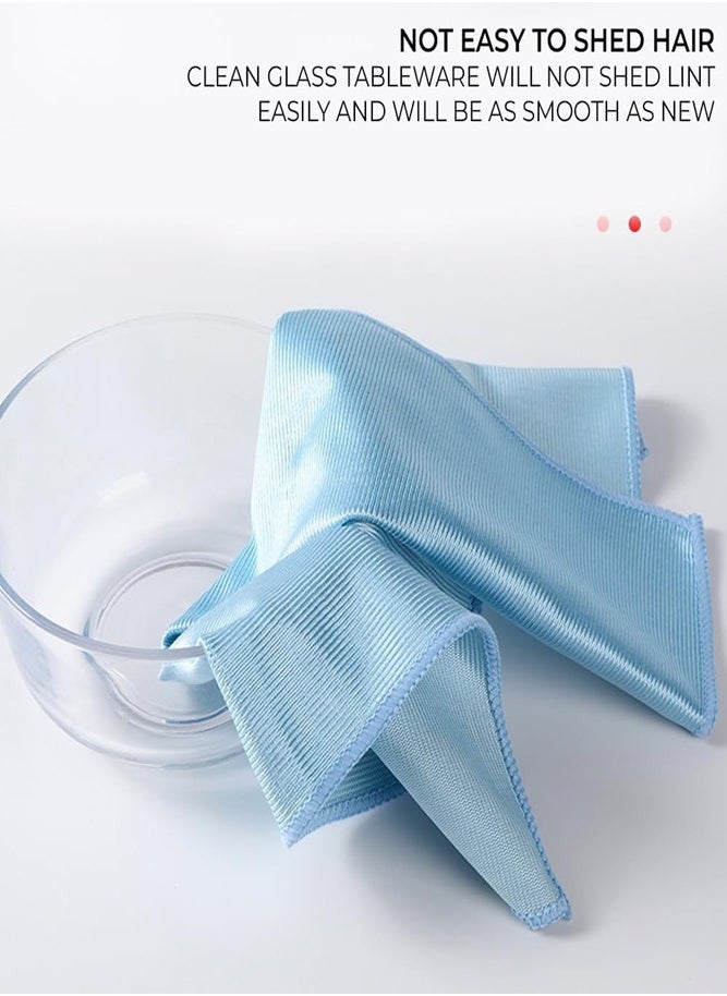 BELLSBERRY - 3-Pack Microfiber Glass Cleaning Cloths – Streak-Free, Reusable, Eco-Friendly Towels for Windows, Mirrors, and Cars - Image 1