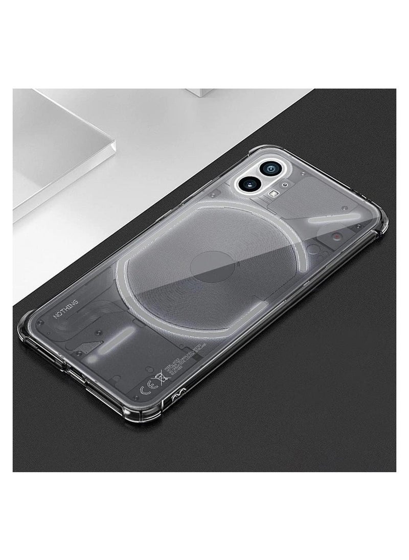 Raxoom Case for Nothing Phone 1 Case Cover Clear Back Air Cushion Soft Silicone Shockproof Anti-Scratch Protective Bumper Shell Corner for Nothing Phone - Image 3