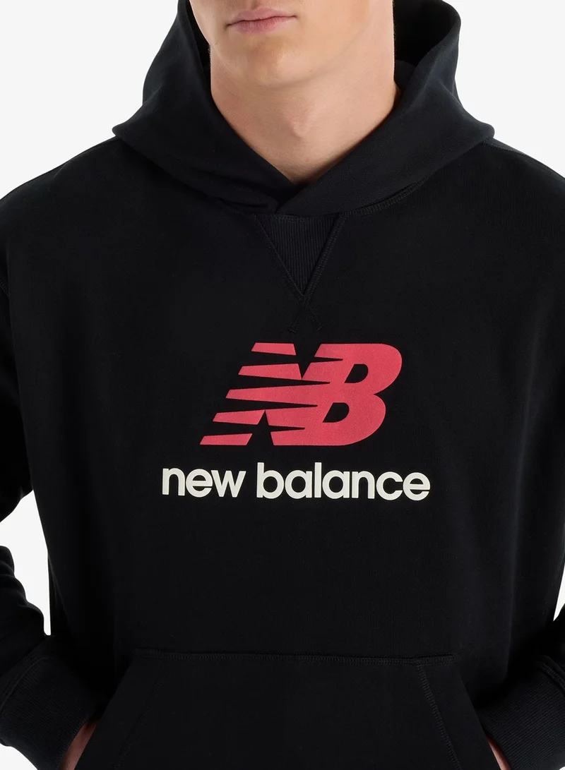 New Balance BLACK (001) Athletics French Terry Logo Hoodie for Men | Best Price UAE