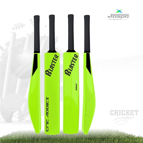 Jaspo Cric Addict Blaster Plastic Cricket Bat Size 5 for Kids,Juniors,Youth,Children (Bat Height-30 Inches) (Plastic Bat Size-5, Neon) - Image 2