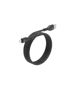 BOD iPhone cable, 2 meters, black fabric, Bod brand  - Image 4