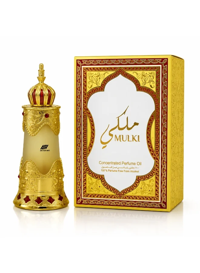 ARD PERFUMES Ard Perfumes Mulki Attar Concentrated Perfume Oil (CPO), Alcohol-Free Arabic Fragrance for woman , 20ml