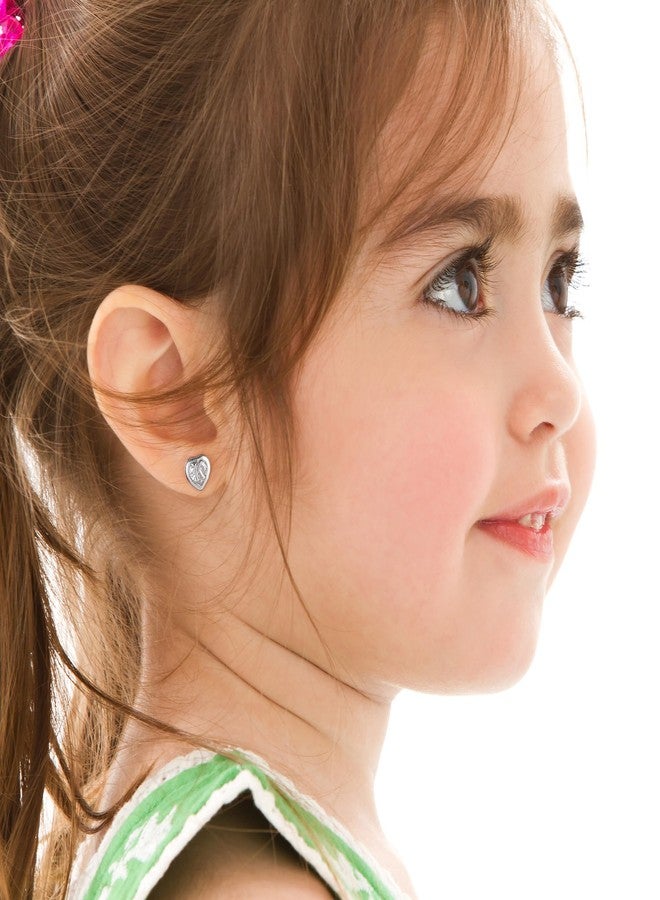 IEFWELL Earrings for Women Girls - Stud Earrings Heart Initial A Letter Stud Earring Jackets, Hypoallergenic Earring for Piercing Gifts for Women Trendy Jewelry - Image 3