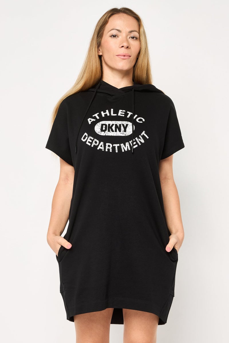 DKNY Sport Women Sportswear Fit Outdoor Dress, Black - Image 1
