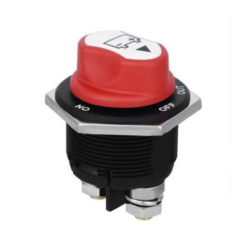 Battery Disconnect Switch 200A Brass Silver-Plated Screw Battery Switch - Sturdy Nylon Body Battery Disconnect Master for Car Truck RV Marine Boat ATV Vehicle - Image 1