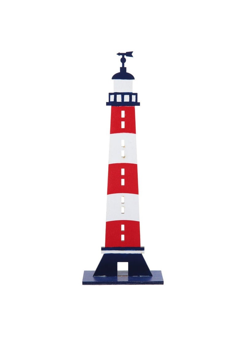 Maritime Lighthouse Decoration Wood 26x9cm
