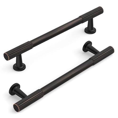 KNOKLOCK 10 Pack 5 Inch128mm Kitchen Cabinet Handles Oil Rubbed Bronze Cabinet Pulls Kitchen Cabinet Hardware Drawer Pulls for Cupboard Wardrobe - Image 1