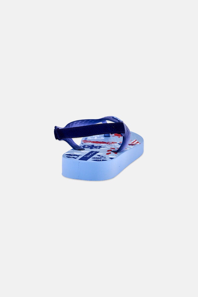Ipanema Toddlers Boy Printed Sling Back Slippers, Light Blue - Image 3