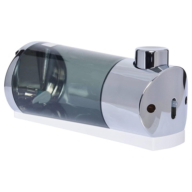 WATERTEC Wall Mounted Dispenser for Liquid Soap Shampoo Conditioner Handwash and Liquid Soap Dispenser Ideal for Bathroom, Basin, and Kitchen Sinks 500 Ml (Color: White) - Image 4