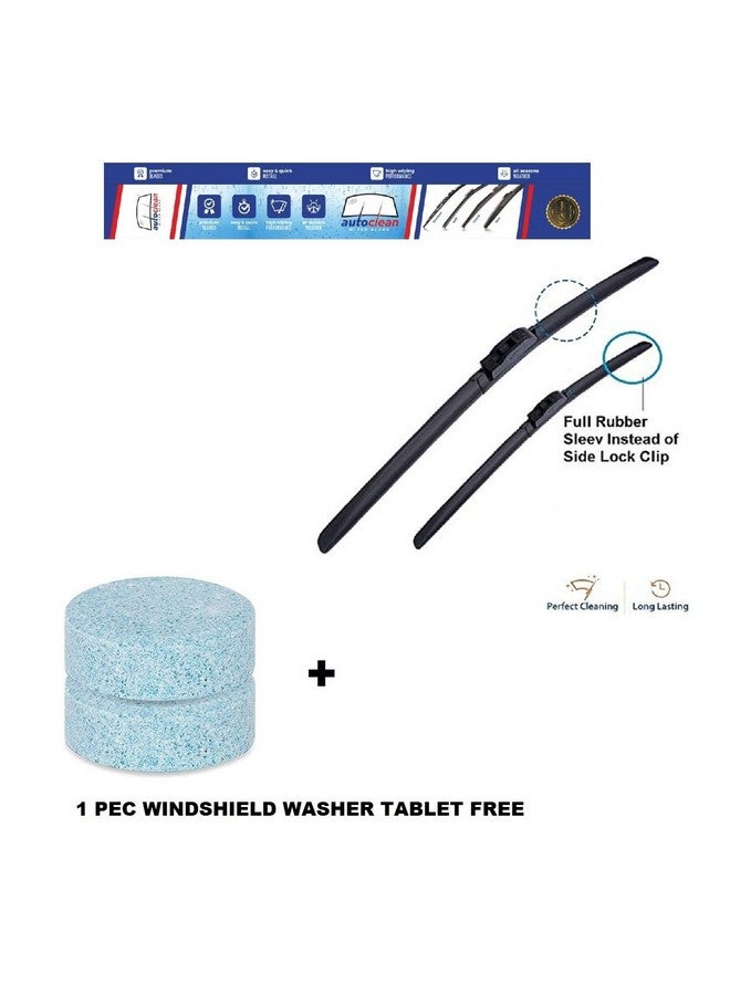 Autoclean Frameless/Soft Wiper Blade For Creta, Innova Crysta (Windshield Washer Tablet Free) - Image 2