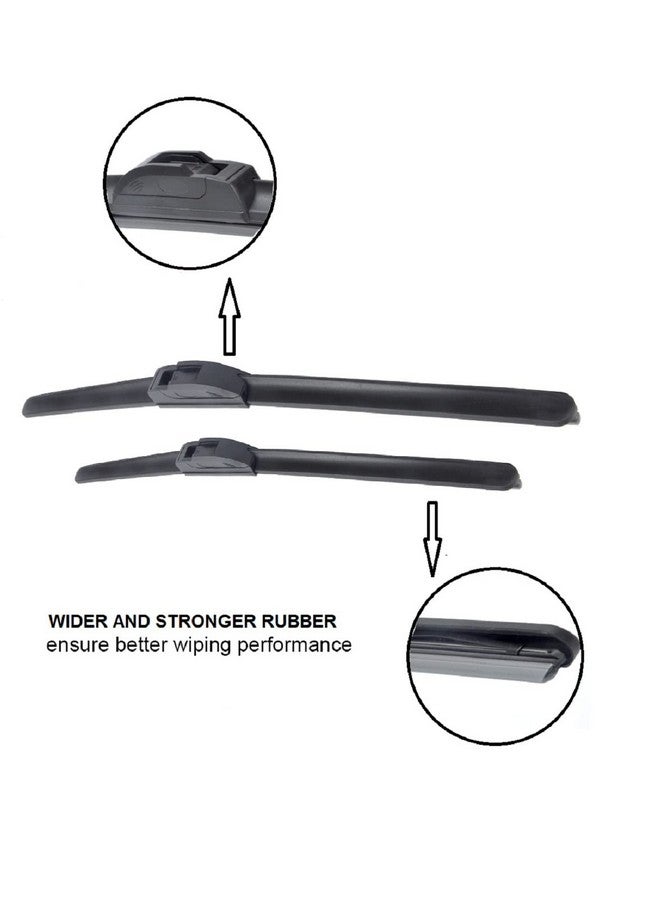 Autoclean Frameless/Soft Wiper Blade For Creta, Innova Crysta (Windshield Washer Tablet Free) - Image 4