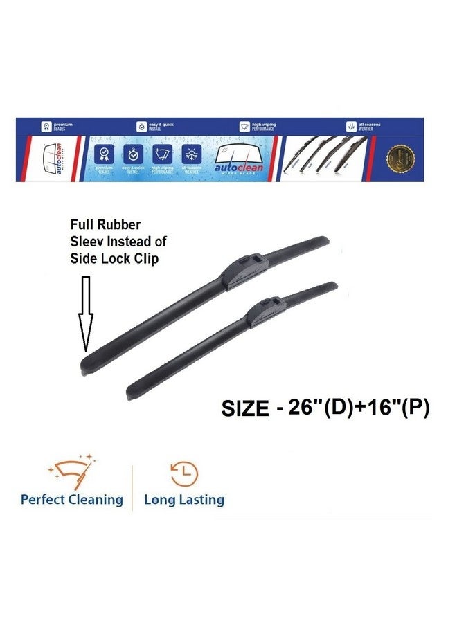 Autoclean Frameless/Soft Wiper Blade For Creta, Innova Crysta (Windshield Washer Tablet Free) - Image 5