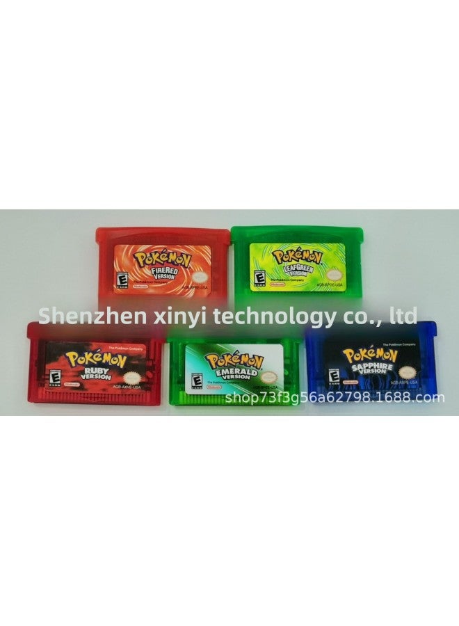 NDSL GBM GBASP GBA Game Card Pokemon Game Classic Five Pokemon USA Beauty-Product Color:USA Sapphire