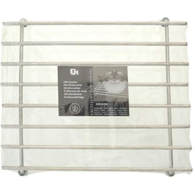 كوبمان حامل أواني مطبخ من الفولاذ المقاوم للصدأ مقاس 24×19 سم A12210150 - Image 1