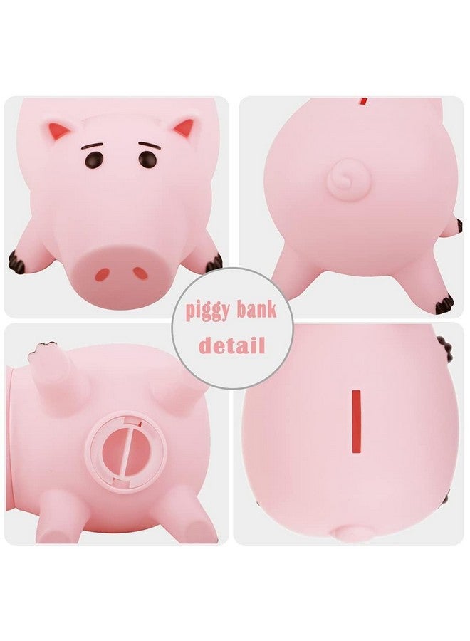 PHOCAS Hairphocas Cute Pink Pig Money Box Plastic Piggy Bank for Kid's Xmas Christmas Birthday Gift with Box - Image 2