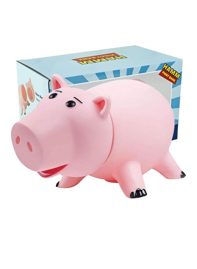 PHOCAS Hairphocas Cute Pink Pig Money Box Plastic Piggy Bank for Kid's Xmas Christmas Birthday Gift with Box - Image 1