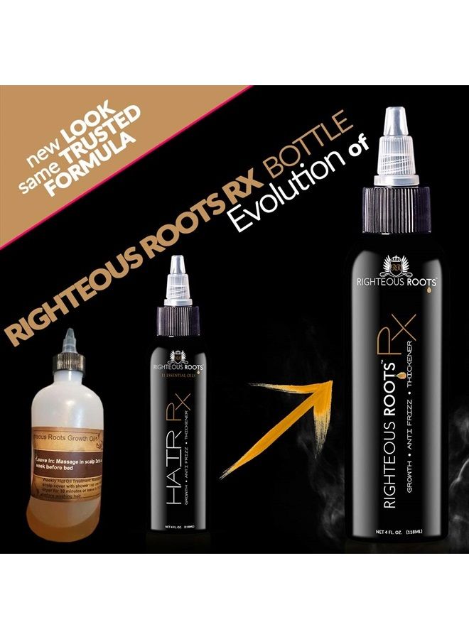 RIGHTEOUS ROOTS Rx 4fl oz - Growth, Anti Frizz and Thickener (Previously known as Hair RX)  - Image 2