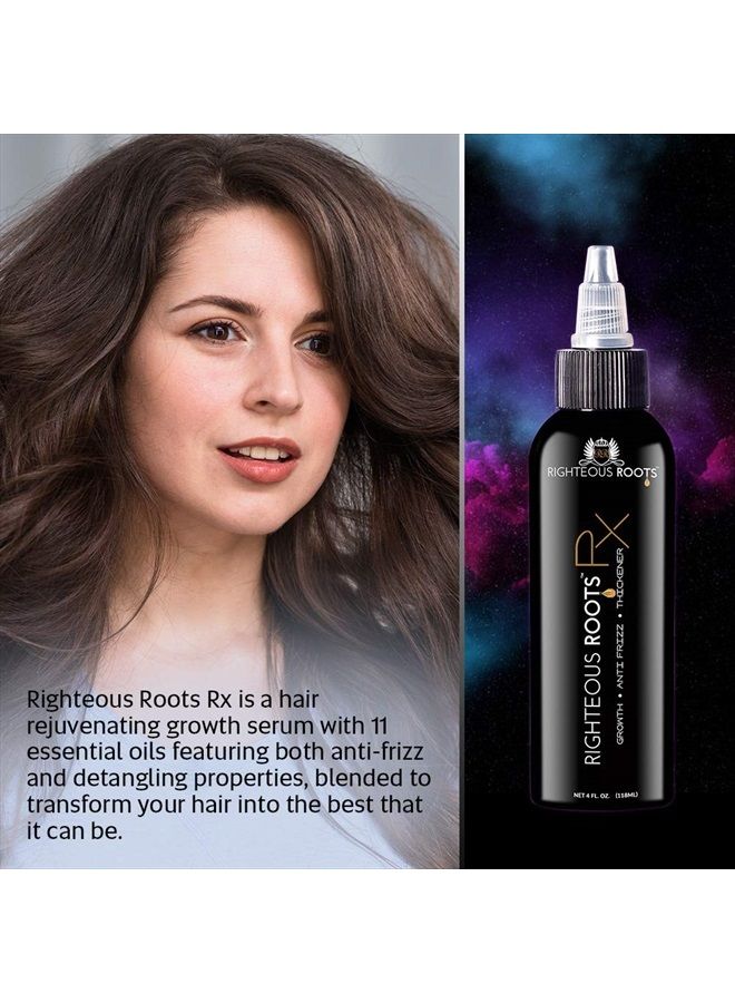 RIGHTEOUS ROOTS Rx 4fl oz - Growth, Anti Frizz and Thickener (Previously known as Hair RX)  - Image 4