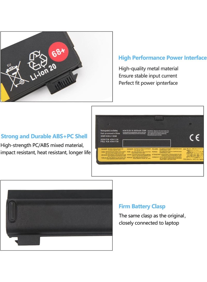 Terabyte Replacement Battery for Lenovo IBM Thinkpad L450 L460 T440s T440 T450 T450s T460 T460P T550 T560 P50S W550s X240 X250 X260 - Image 3