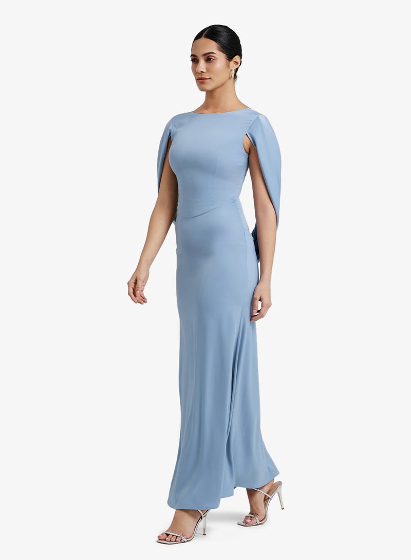 CHASE Crew Neck Bodycon Maxi Dress - Image 4