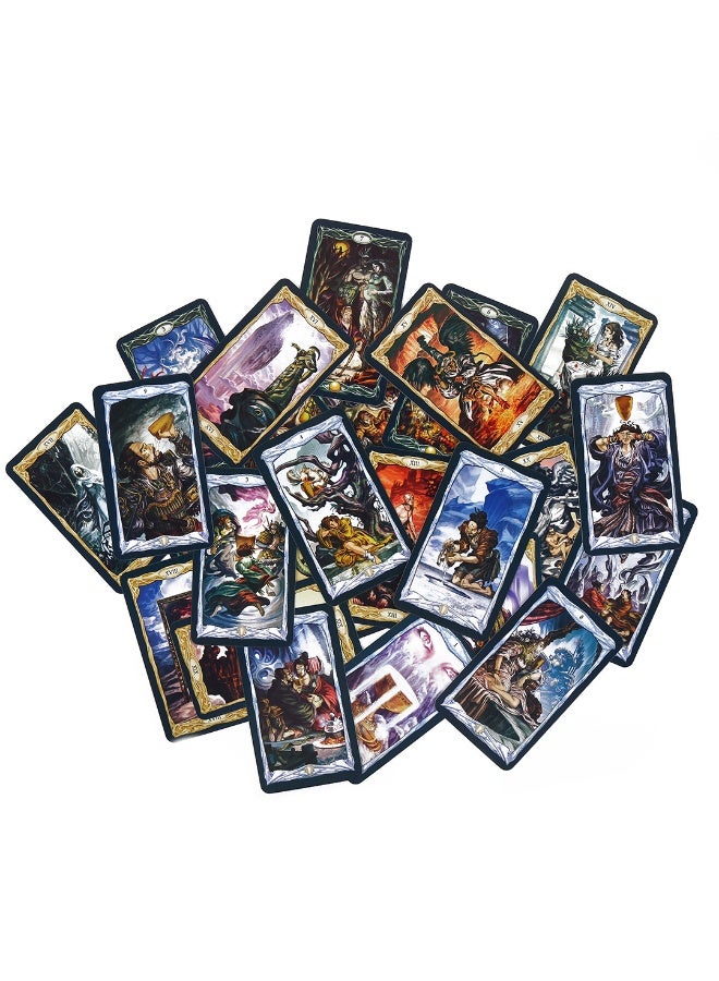 NIBEMINENT Epic Tarot Card 78-Card Divination Deck - English Version Edition - Special Edition - Arcane Deck - Tabletop Game - Suitable for Group Use  - Image 5