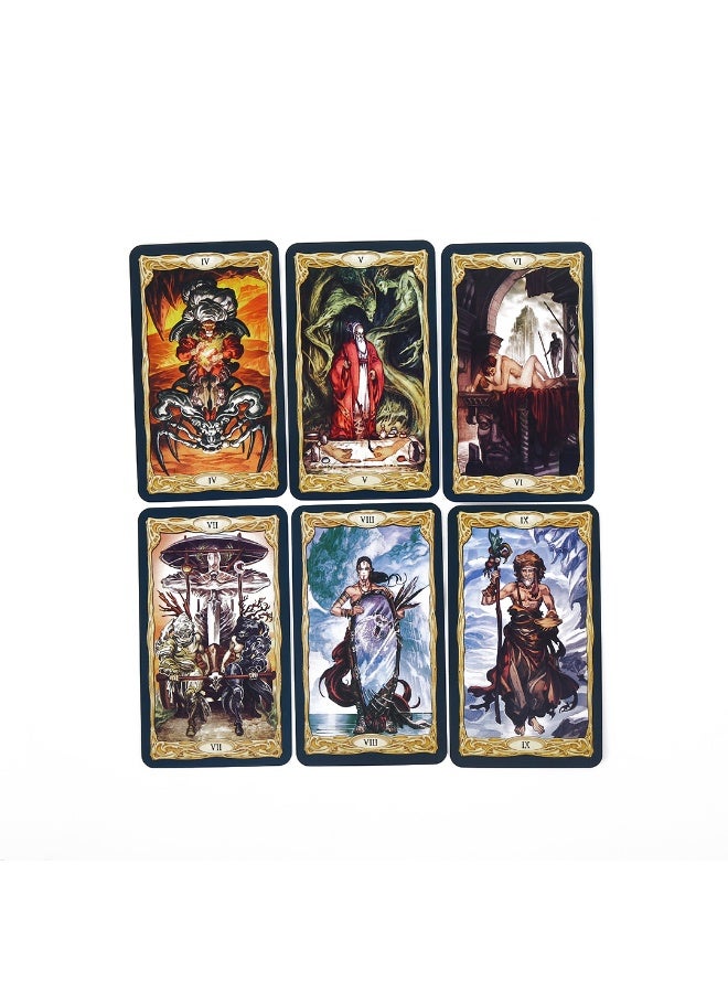 NIBEMINENT Epic Tarot Card 78-Card Divination Deck - English Version Edition - Special Edition - Arcane Deck - Tabletop Game - Suitable for Group Use  - Image 3