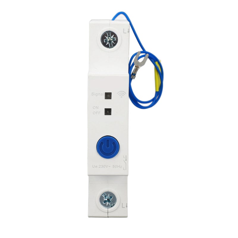 1P 230V Circuit Breaker APP Remote Control DIN Rail Pa66 Intelligent Switch 2.4GHz WIFI Circuit Breaker - Image 4