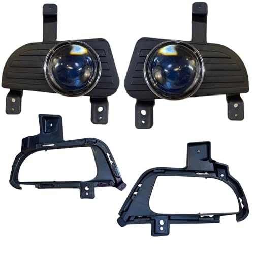 KD K D PROJECTOR Fog Lamp Set for Mahindra Bolero NEO 2021-Onwards With Cover Bracket (WARM WHITE HALOGEN BULB) - Image 1