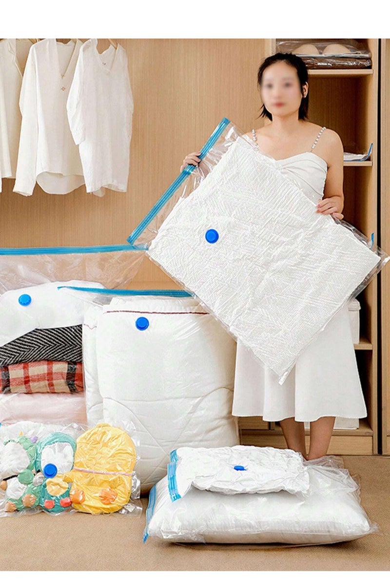 Vacuum Storage Bag 110*80 cm – Airtight Space Saver Reducing Volume by 75% – Ideal for Clothes, Duvets & Blankets – Travel & Home Essentials - Image 1