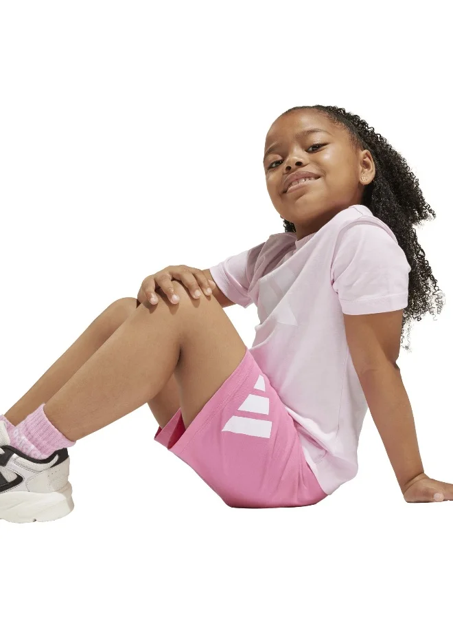 Adidas Adidas Lk Bl T-Set 160 Pink Youth/Baby Jogger Suits For Kids